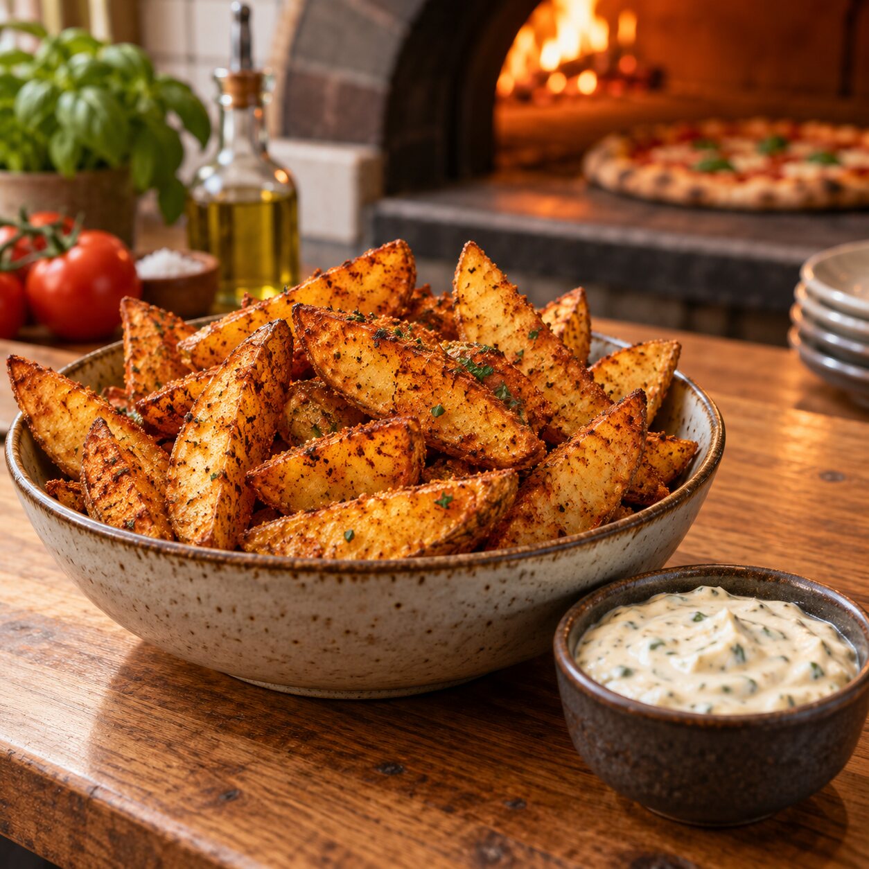 Cajun wedges